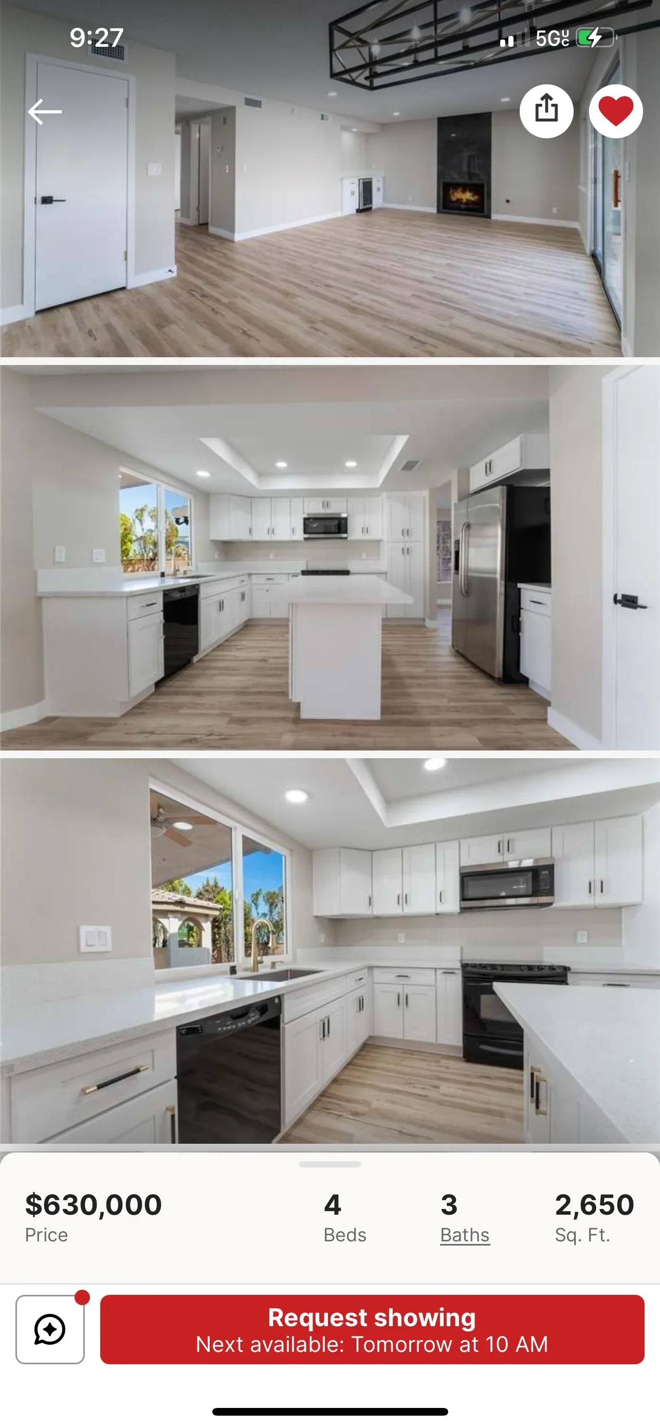White kitchen cabinets, stainless steel appliances, quartz countertops, vinyl plank flooring, recessed lighting